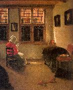 Pieter Janssens Elinga Woman Reading_l oil